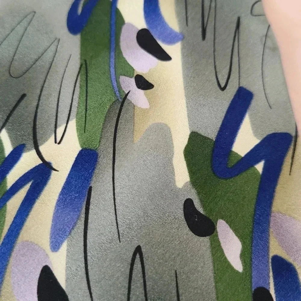 J. GARCIA  vintage tie, green and blue - Picture 5 of 8